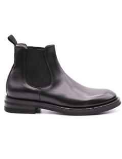 Calpierre Beatles Uomo Fondo Vibram Vitello Lux Liscio Nero