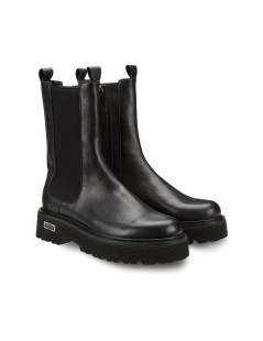 Cult Tronchetto Slash 3267 Beatles Alto Zip Pelle Nero
