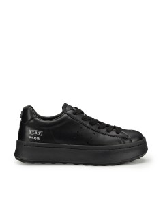 Cult Sneakers Uomo Blackstar Cassetta Medio Pelle Nero