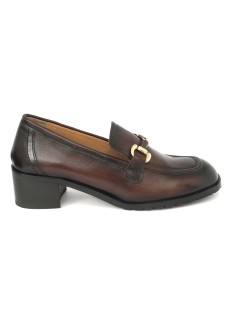 Koko.lab Mocassino Tacco Vaschetta Cucita Accessorio Testa di Moro