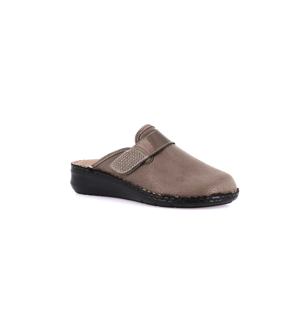 Grunland Ciabatta Comfort Estraibile Elasticizzata Taupe
