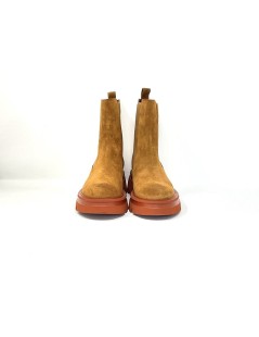 Lorenzo Mari Beatles Alto Elastici Carro Camoscio Cuoio