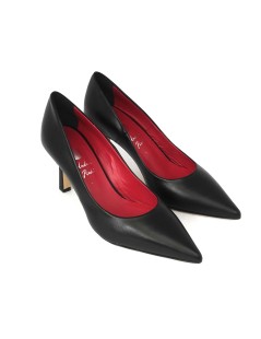 Andrea Pinto Decollette a Punta Tacco Medio Pelle Nero