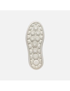 Geox Sneakers Cassetta Alto Spherica Ecube 2 Pelle Bianco
