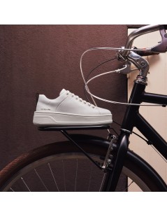 Geox Sneakers Cassetta Alto Spherica Ecube 2 Pelle Bianco