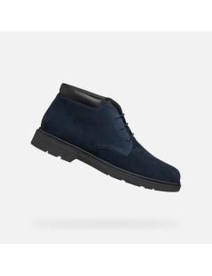 Geox Polacchine Uomo Spherica EC1 Colletto Camoscio Navy