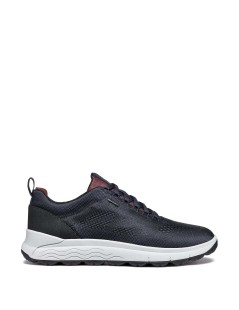 Geox Sneakers Uomo 4x4 Amphibiox Tessuto Navy Bordeaux
