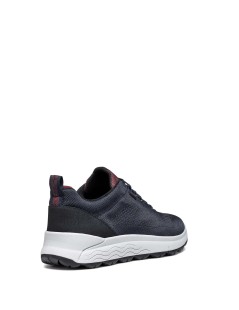 Geox Sneakers Uomo 4x4 Amphibiox Tessuto Navy Bordeaux