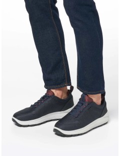Geox Sneakers Uomo 4x4 Amphibiox Tessuto Navy Bordeaux