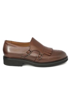 Triver Flight Mocassino Donna Monk Frangia Rondine Nappa Lux Ruggine