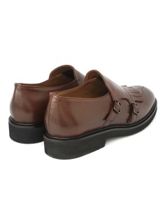 Triver Flight Mocassino Donna Monk Frangia Rondine Nappa Lux Ruggine