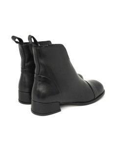 Koko.lab Tronchetto Kickers Puntale Zip Pelle Nero