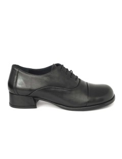 Koko.lab Stringate Donna Oxford Puntale Pelle Nero