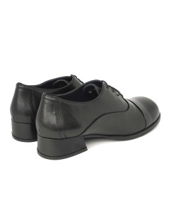 Koko.lab Stringate Donna Oxford Puntale Pelle Nero