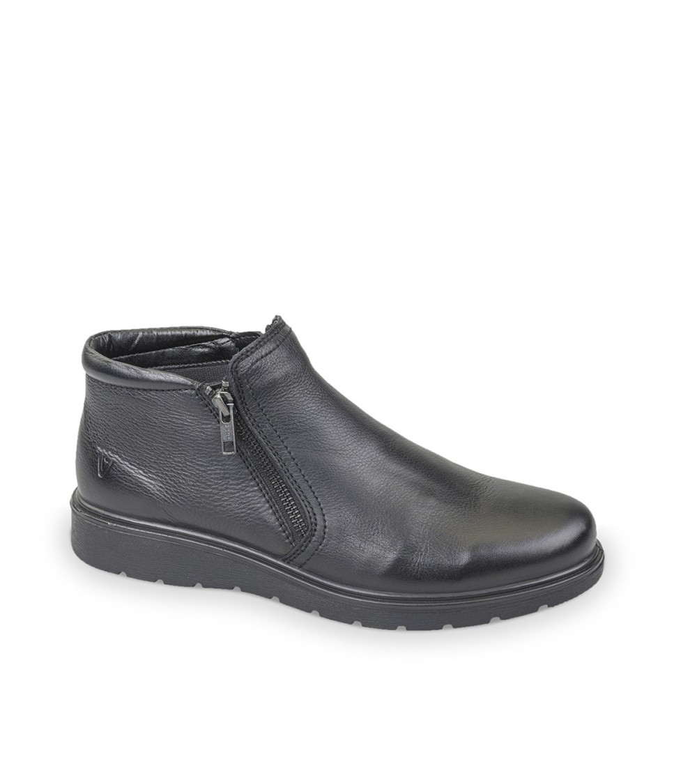 Valleverde Stivaletto Uomo Classic 2 Zip Cervo Nero