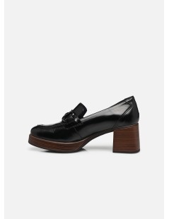 Dorking Mocassino Tacco Plateau Vaschetta Accessorio Nero