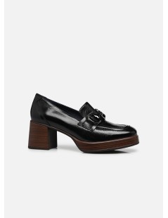 Dorking Mocassino Tacco Plateau Vaschetta Accessorio Nero