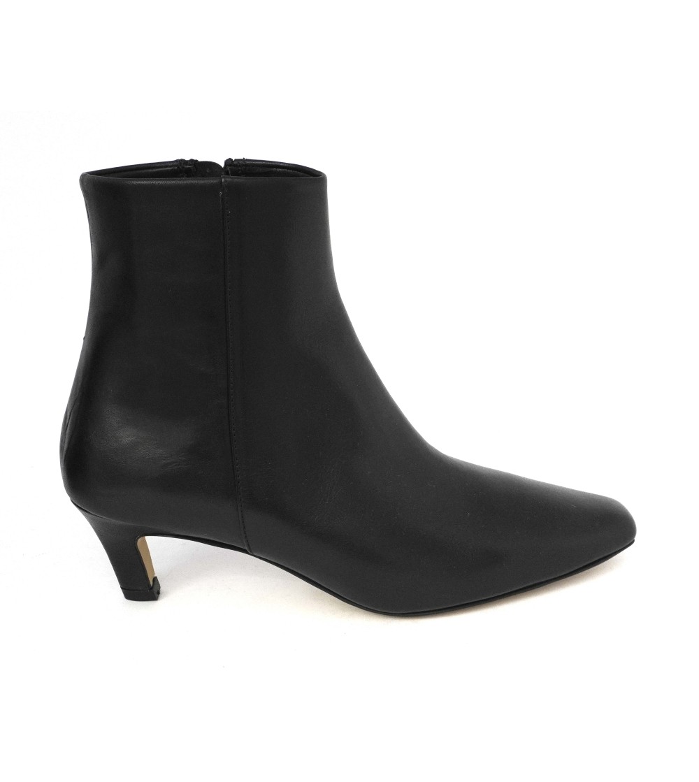 Bibi Lou Tronchetto Magda Ankle Boot 55 Pelle Nero