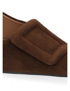 Bibi Lou Decollette Poznan Pump Tacco Spillo Camoscio Marrone