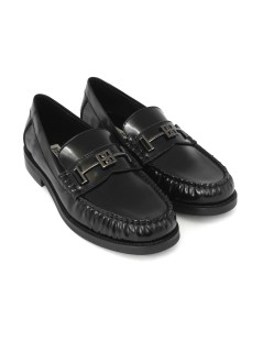 Bibi Lou Mocassino College Tubolare Tina Loafer Spazzolato Nero