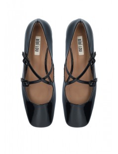 Bibi Lou Decollette Cardiff Pump Incrocio Braccialetti Nero