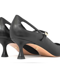 Lola Cruz Decollette Tina Pumps Braccialetto Pelle Nero