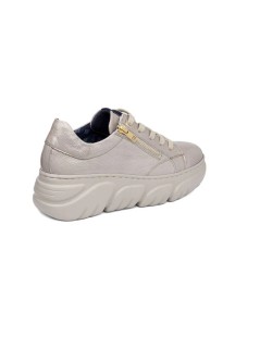 Callaghan Sneakers Baccara Fondo Medio Zip Naplak Beige