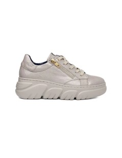 Callaghan Sneakers Baccara Fondo Medio Zip Naplak Beige