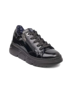 Callaghan Sneakers Baccara Fondo Medio Zip Naplak Nero
