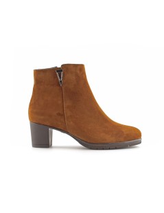 Susimoda Tronchetto Classic Tacco Plateau Camoscio Cognac