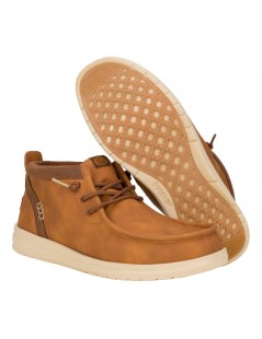 Hey Dude Polacchine Uomo Wally Mid Gripr Cognac