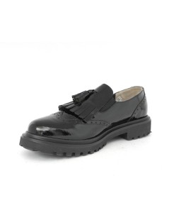 F.lli Tomasi Mocassino Coda Rondine Nappine Frangia Nero