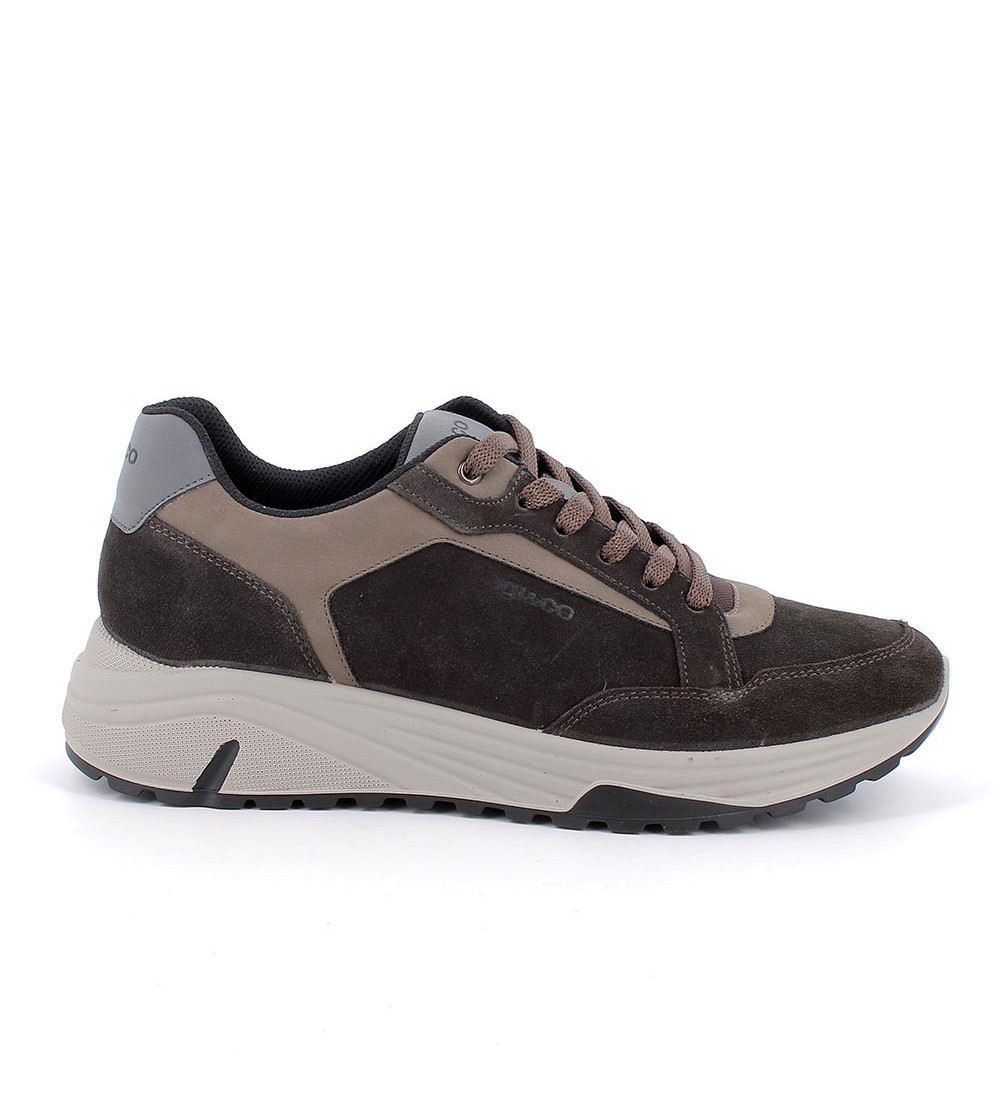 IGI &Co Sneakers Uomo Alta Vaschetta Camoscio Caffè Tortora