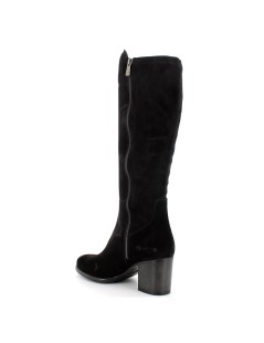 IGI &Co Stivale al Polpaccio Tacco Medio Zip Camoscio Nero