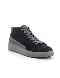 IGI &Co Polacchine Uomo Boxer Inserti Camoscio Blu Notte Grigio