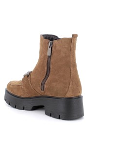 IGI &Co Tronchetto Elastico e Zip Morsetto Camoscio Cognac