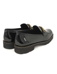 Luca Grossi Mocassino Slim Guardiolo Micro Carro Vernice Nero