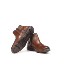 Fluchos Beatles Uomo Platform Zip Guardiolo Vitello Camel