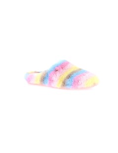 Grunland Ciabatta Ecologica Peluche Arcobaleno Rosa Multi