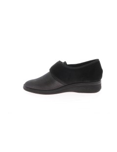 Grunland Pantofola Comfort Chiusa Velcro Elasticizzata Nero