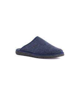 Grunland Ciabatta Uomo Memory Tessuto Spigato Blu