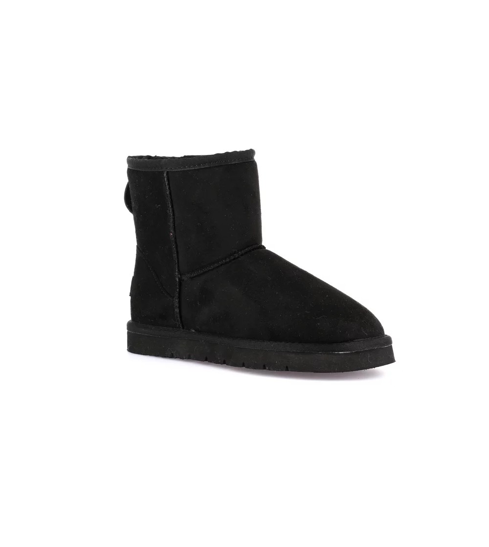 Grunland Tronchetto Moonboot Ug Alcantara Morbida Nero