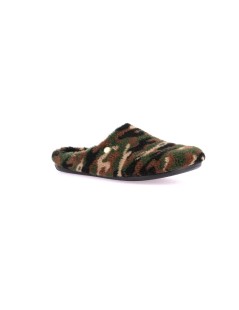 Grunland Ciabatto Uomo Tessuto Camouflage Kaki Militare