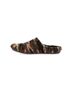 Grunland Ciabatto Uomo Tessuto Camouflage Kaki Militare