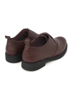Bueno Slipon Francesina Donna Elastici Nappa Bordeaux