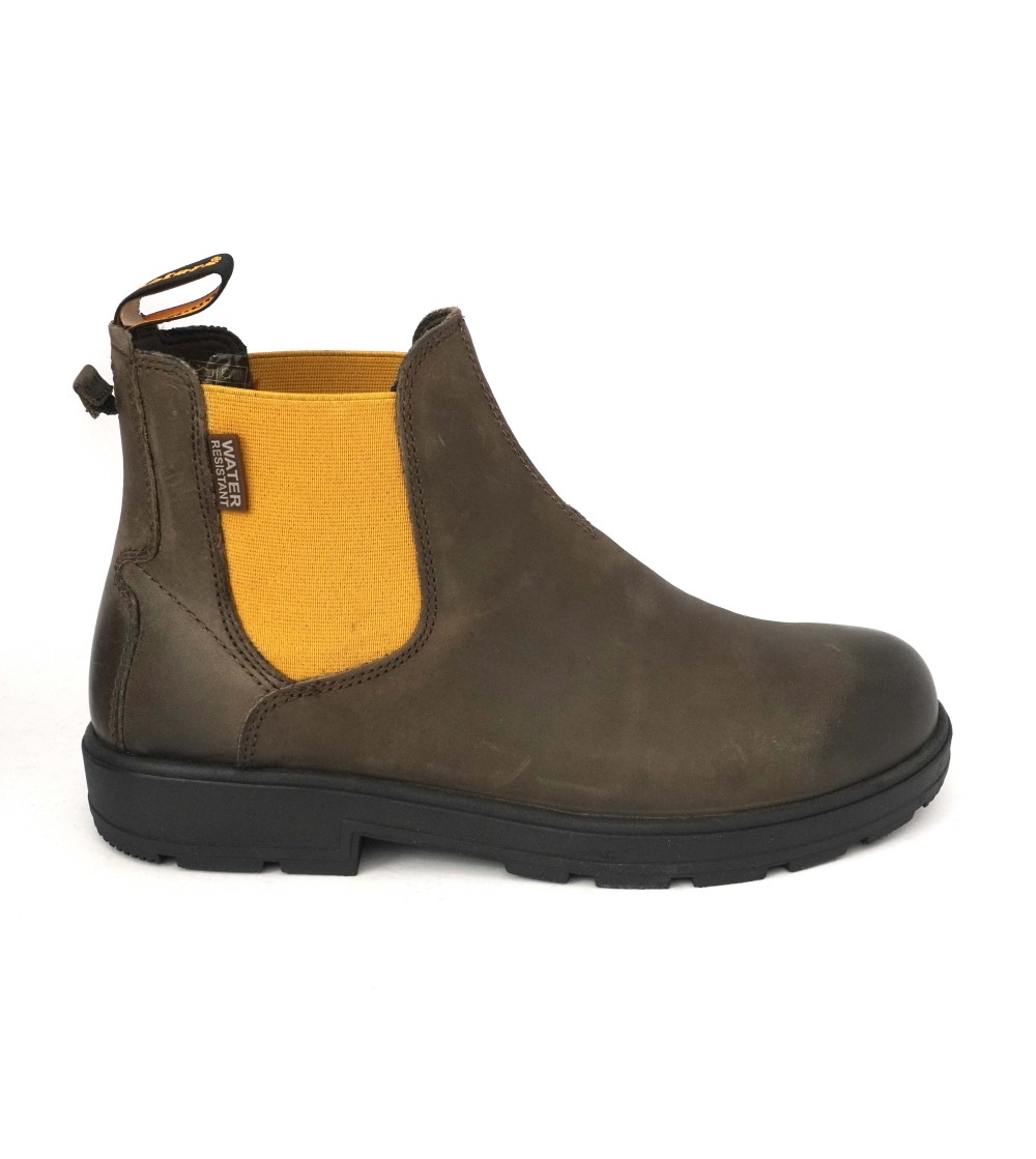 Shooters Beatles Blundston Uomo Ingrassato Espresso Ocra