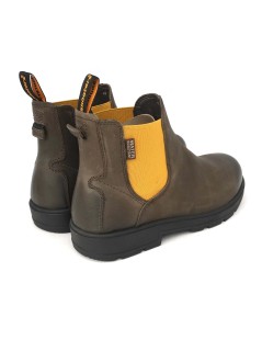 Shooters Beatles Blundston Uomo Ingrassato Espresso Ocra