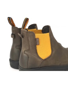 Shooters Beatles Blundston Uomo Ingrassato Espresso Ocra