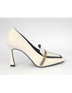 Luciano Barachini Decollette Accollata Vaschetta Nappa Burro