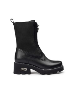 Cult Tronchetto Grace 3929  Tacco Zip Centrale Elastici Nero